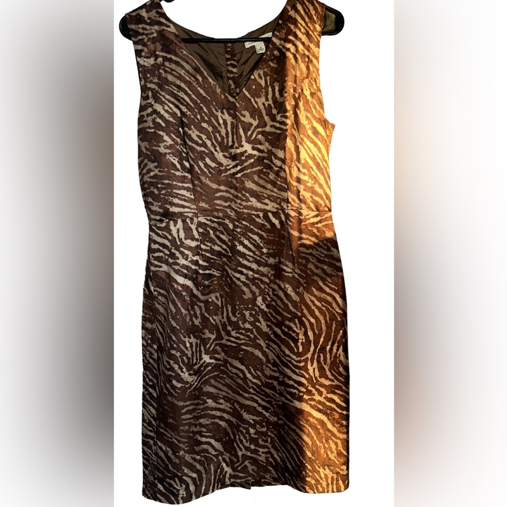 Banana Republic Animal Print Sleeveless Dresss